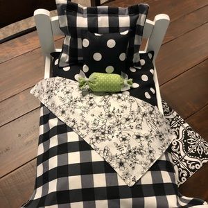 Bedding set for 18” dolls